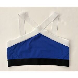 NEW Heroine Sport X Bra Blue White Black Women's L